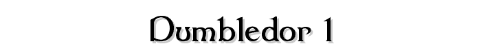 Dumbledor 1 font